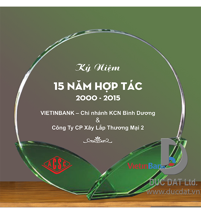 Kỷ niệm chương pha lê PL092